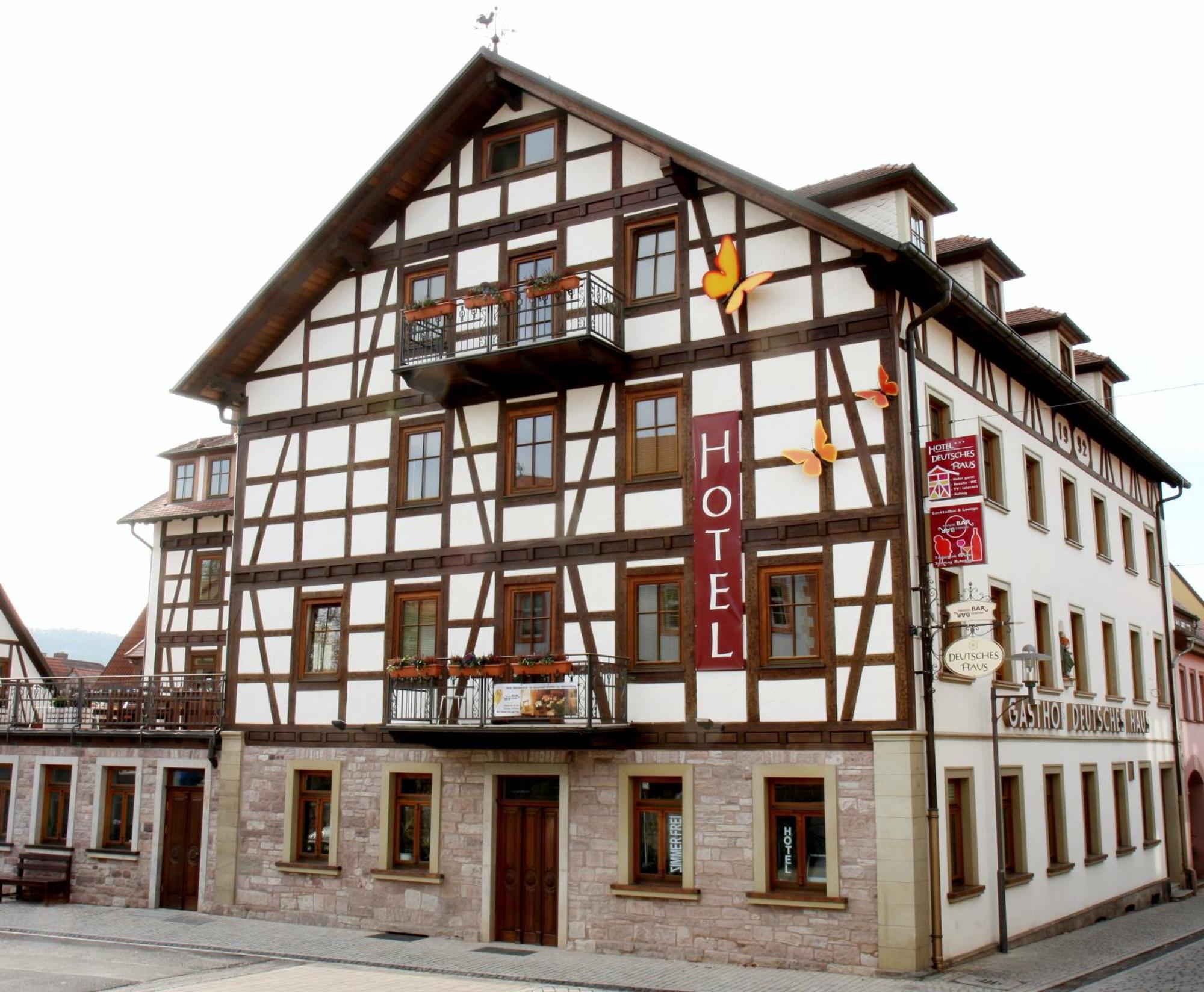Hotel Deutsches Haus Хаммельбург Экстерьер фото