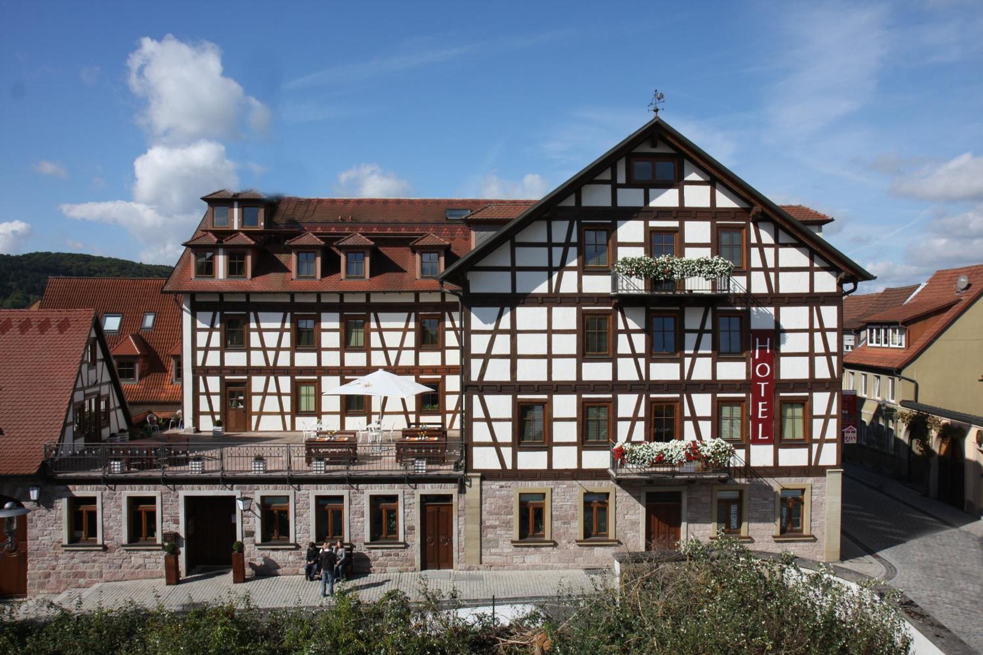 Hotel Deutsches Haus Хаммельбург Экстерьер фото